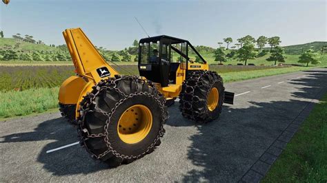 John Deere 740 Cable Skidder 4x4 v1.0 FS22 Mod | Farming Simulator 22 Mod