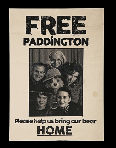 Free Paddington Poster | Prop Store - Ultimate Movie Collectables