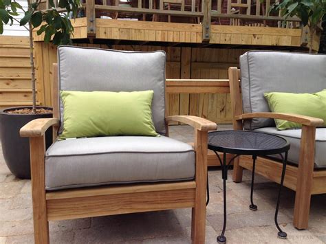 Teak Deep Seating Sectional Set | Belvedere Collection Outdoor Seating