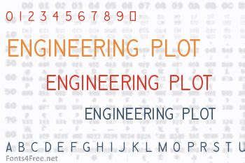 Engineering Plot Font Download - Fonts4Free