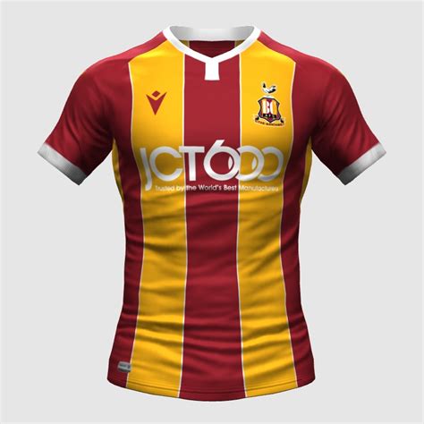 Bradford City AFC Career Home Kit Season 2 - FIFA 23 Kit Creator Showcase