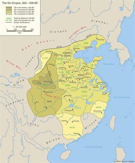 The Qin Empire, 350 - 206 BC by Undevicesimus on DeviantArt