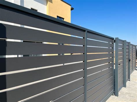 Upgrade Your Outdoor Space with a Sleek and Modern Metal Privacy Fence - NJ Fencing Installation ...