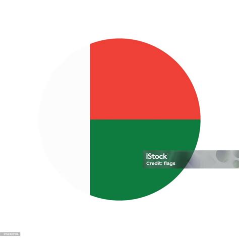 Madagascar Flag Malagasy Flag Madagascar Circle Flag Madagascan Flag Flag Icon Standard Color ...