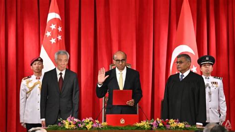 Tharman Shanmugaratnam sworn in as Singapore’s ninth President | South ...