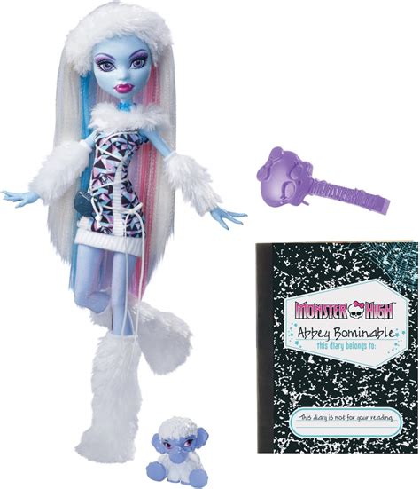 Monster High Abbey Bominable Doll With Pet Wooly Mammoth And Shiver : Amazon.co.uk: Toys & Games