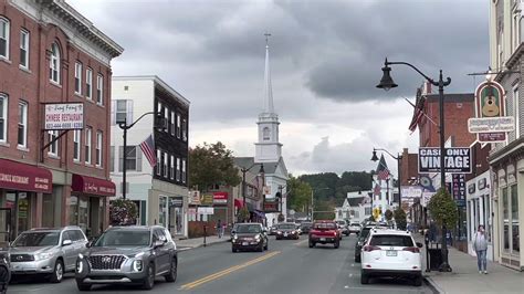 Littleton, New Hampshire DownTown TOUR in 4K - YouTube