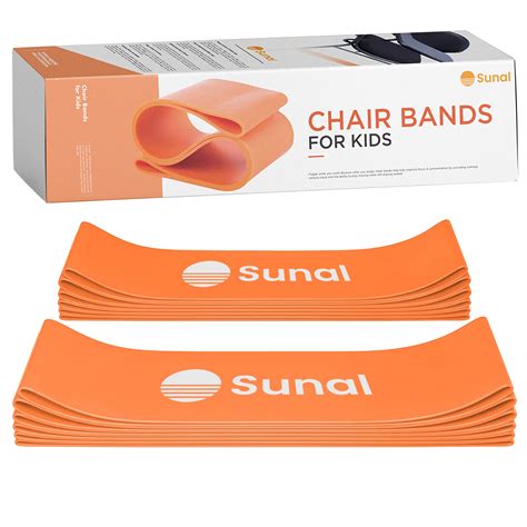 Buy Chair Bands for Kids - 12 Pack - Flexible Bouncy Fidget Bands for ...