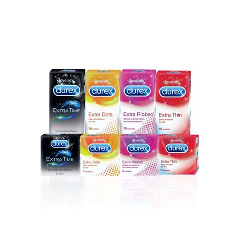 Buy Durex Extra Ribbed Packet Of 10 Condoms Online at Flat 18% OFF ...