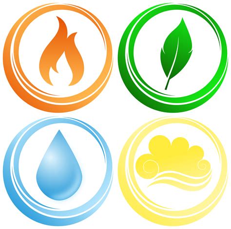 Symbols of the four elements Icons PNG - Free PNG and Icons Downloads