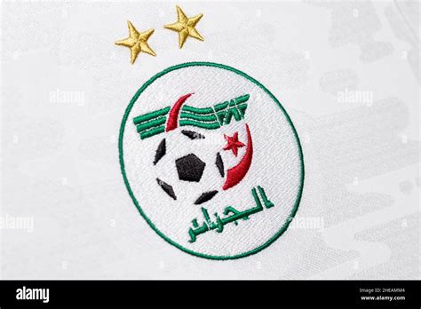 Close up of Algeria national football team kit Stock Photo - Alamy