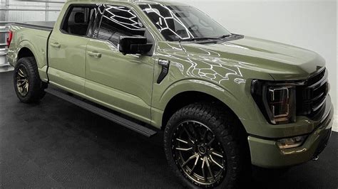 FORD F150 LARIAT WRAPPED IN INOZETEK KHAKI GREEN | COMPLETE ...