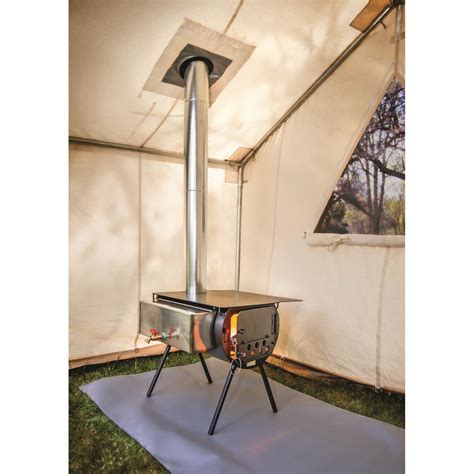 Colorado Cylinder Stoves Stove Mat/Tent Shield - 303978, Stoves at ...