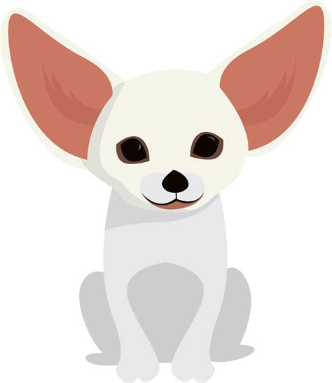 Fennec fox, illustration, vector on white background 13673256 Vector ...