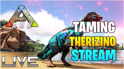 Ark Survival How To Tame Therizino| Streaming with Turnip #ark #taming ...