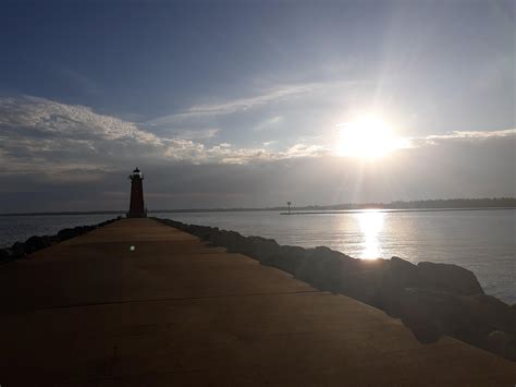 The path to a lighthouse on lake superior : r/pics