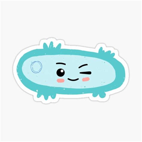 "Cute Bacteria Microbes" Sticker for Sale by labstud | Redbubble