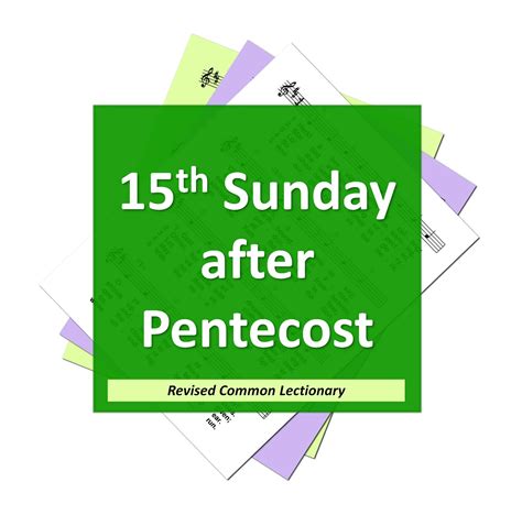 LiturgyTools.net: Hymns for the 15th Sunday after Pentecost - Proper 20 ...