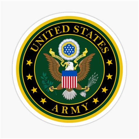 "Military service mark - United States Army" Sticker by wordwidesymbols ...