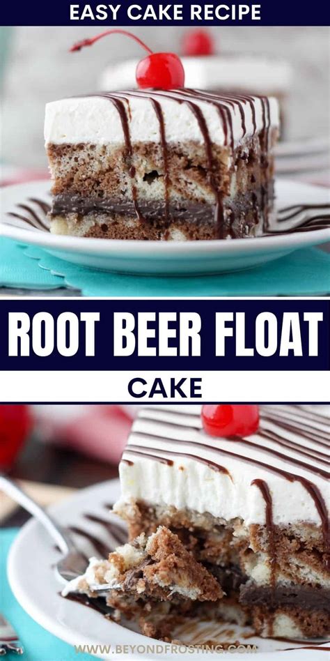 Root Beer Float Cake - Beyond Frosting