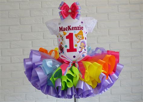 Bubble Guppies Rainbow Birthday Outfit Guppies Molly Deema - Etsy