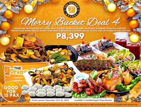 Manila Shopper: The Orange Bucket Merry Bucket Deals