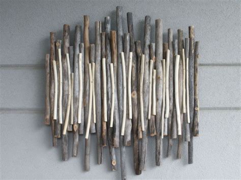 Exterior Wall Art with aspen wood sticks | Exterior wall art, Driftwood ...