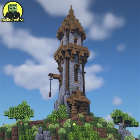 Medieval Tower | Minecraft castle, Minecraft blueprints, Minecraft ...