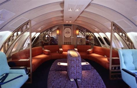 Qantas 747 Upper Deck Lounge | Vintage airlines, Upper deck, Deck