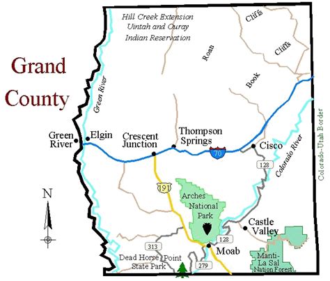 Grand County Map