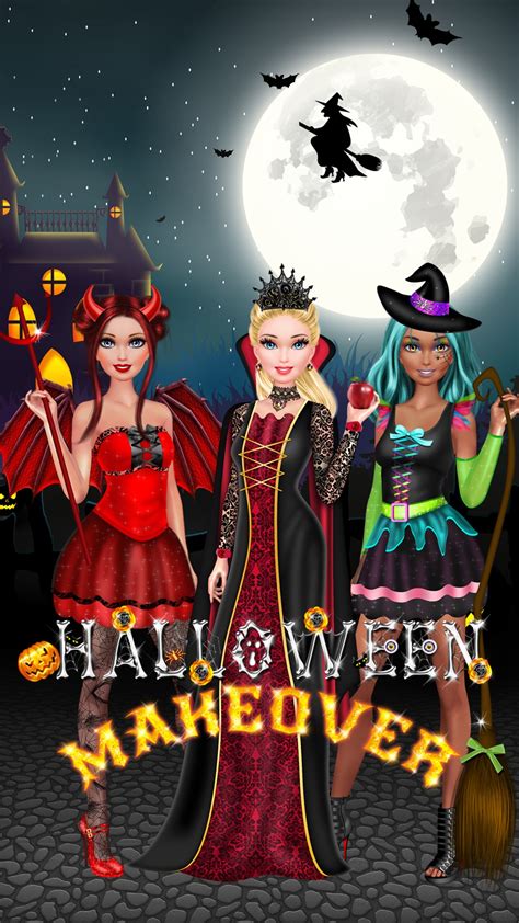 Halloween Makeover: Spa, Makeup and Dress Up - Fashion and Beauty Salon ...