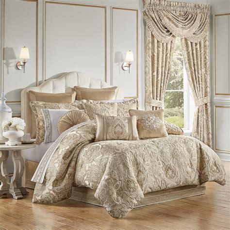 J Queen Sandstone Beige 4-Piece Comforter Set – Latest Bedding