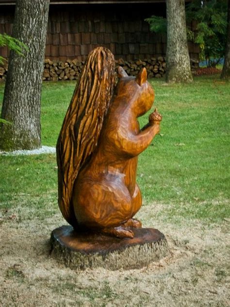 Squirrel with Acorn Sculpture – Custom Sculpture & Sign Company