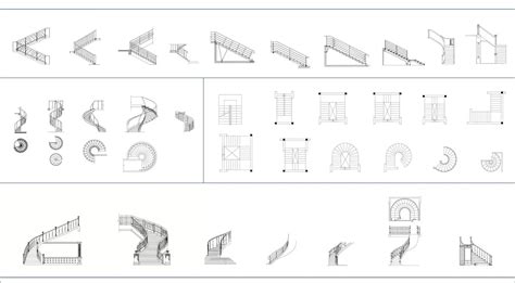 Penting AutoCAD Stairs Block, Paling Top!