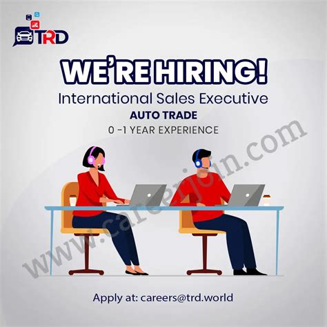 TRD World Pvt Ltd Jobs Sales Executive