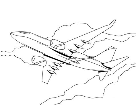 Free Printable Airplane Coloring Pages For Kids