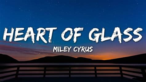 Miley Cyrus - Heart Of Glass (Lyrics) Live from the iHeart Music ...