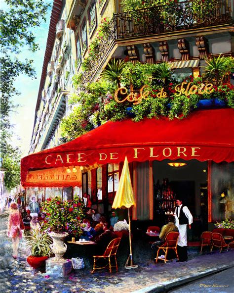 Paris Cafe Painting, Paris, Paris Art Print, Paris Painting, French ...