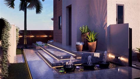 Villa garden :: Behance