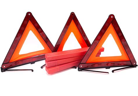 Buy Fasmov 3 Pack Triangle Warning Frame Triangle Emergency Warning ...