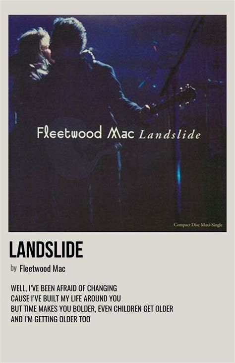 landslide | Fleetwood mac lyrics, Fleetwood mac music, Great song lyrics