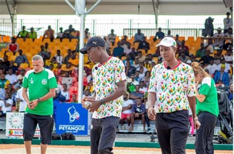 World Pétanque Championship Benin 2023 : The mixed doubles of Benin in ...