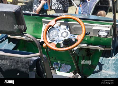 Interior of an Australian Built Mini Moke Stock Photo - Alamy