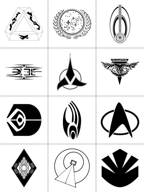 Star_Trek_Symbols_by_dridgett Star Trek Symbol, Star Trek Tattoo, Star ...