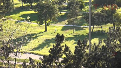 View of Brookside Golf Course at the Rose Bowl in Pasadena California | HD Stock Video Footage ...