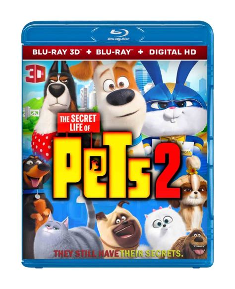 The Secret Life of Pets 2 ( 3D Blu-ray 2019) Region free!!! - Blu-Ray Movies