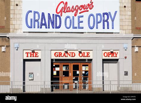 Entrance to the Grand Ole Opry a traditional Country and Western live ...