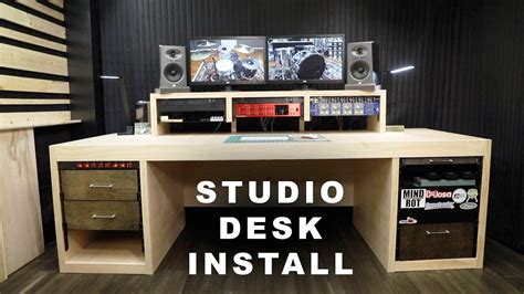 Installing the Ultimate Studio Desk... FINALLY! - YouTube