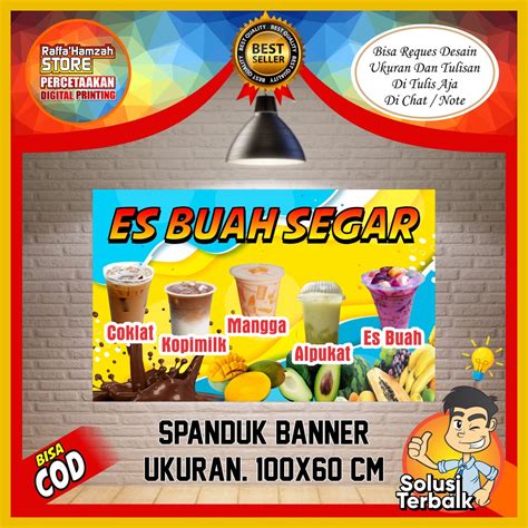 Jual SPANDUK BANNER ES BUAH SEGAR SPANDUK ES BUAH SEGAR BANER ES BUAH ...