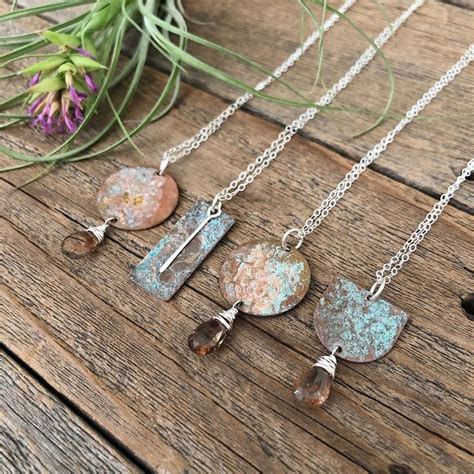 Patina Necklaces in Sterling #bohochic #handmade #wholesale # ...